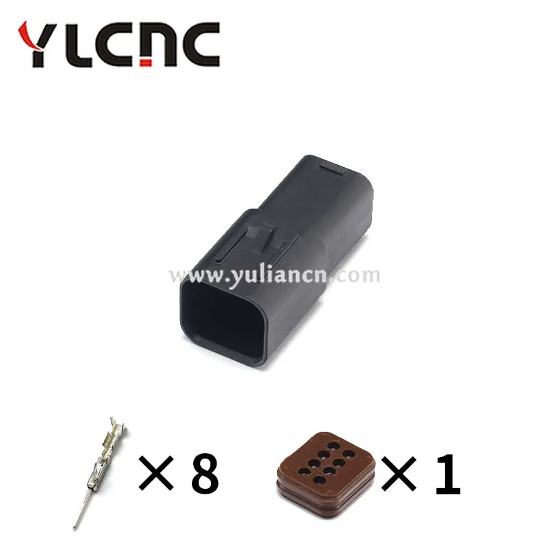 YLCNC factory direct sales 1Set 8Pin Automotive Waterproof Connector Parking Sensor Plug For Ford Land Rover Carnival 1411001-1