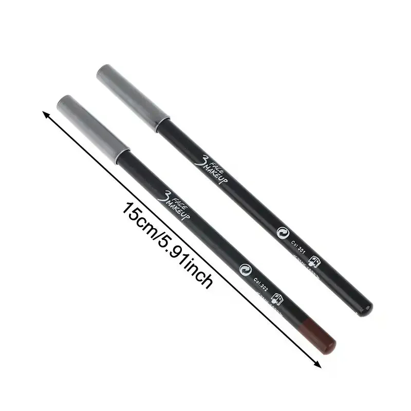 1/12pcs High Pigmented Eyeliner Pencil Hard Refill Black Brown Eyeliner Eyebrow Pencil Long-Lasting Cosmetic view 6