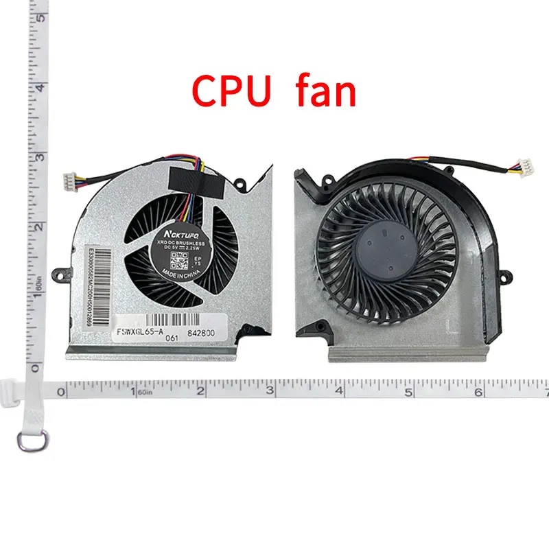 Laptop CPU GPU cooling fan For MSI GE65 Raider 9SF 9SE GP65 Leopard 9SD 9SF MS-16U2 16U1 Gaming Cooler Radiator PABD07012SH N425