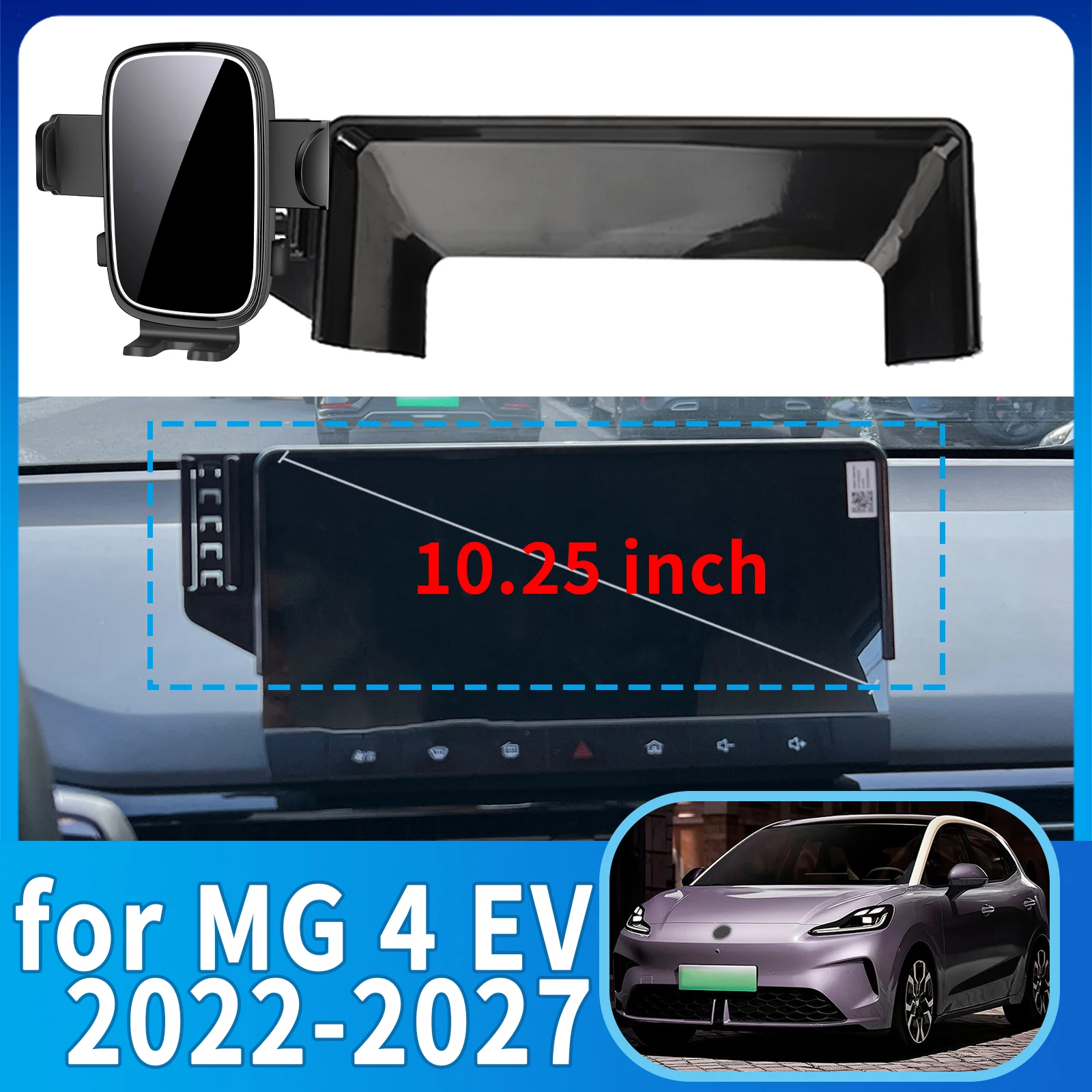 

fit for MG 4 EV 2022 2023 2024 2025 2026 2027 Phone Holder, Dashboard Screen Mount Bracket Easy Installation​​ Car accessoires