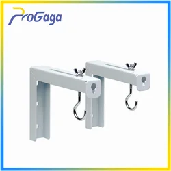 ProGaga Projector Screen Mounting Hook Stand L-Bracket Wall Hanging Mount Kit Adjustable Extension Screws Movie Screen Placement