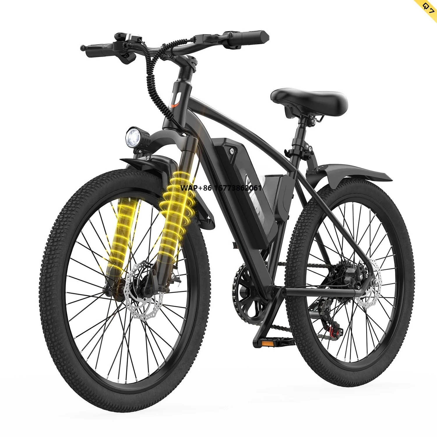 

Unibike New Arrival Adult Electric Mountain Bike 400W 36V 26" 7-Speed E-bike Ebike Electric Bike