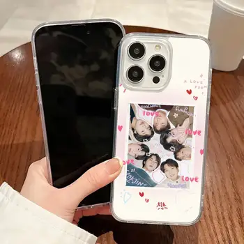 1個KPOP BTS手機殼,磁吸式,適用於iPhone 16/14/13/11/12/15 Pro Max/X/XR/XS Plus/SE,柔軟透明TPU材質 8 最佳銷售 BTS iPhone手機殼 - №4