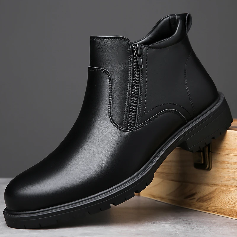 

Мужские ботинки челси, большой размер 49 50, роскошные мужские кожаные ботинки, модная мужская обувь с высоким берцем в британском стиле, удобные деловые ботильоны