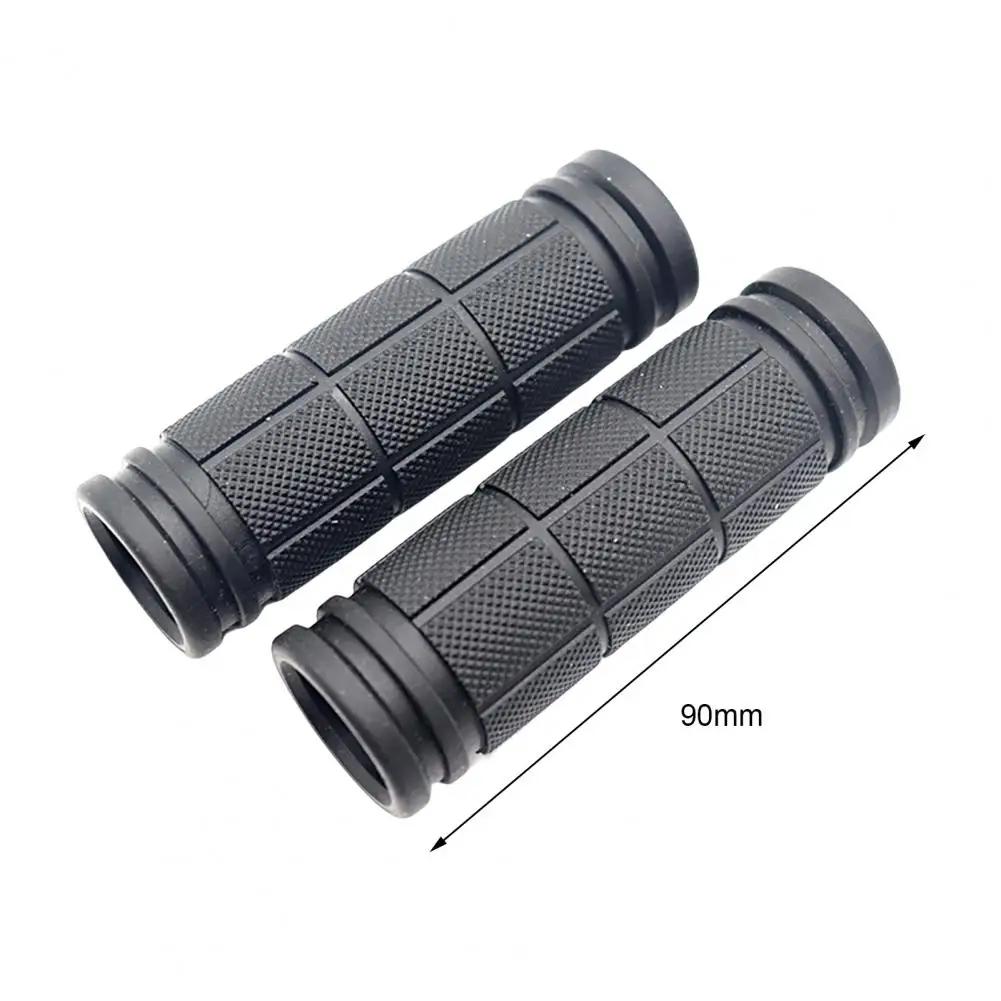 Rubber Bike Handlebar Grips Bike Riding MTB Handlebar Sleeves Anti-slip One-sided Locking Bicycle Cycling Handle Bar Grips