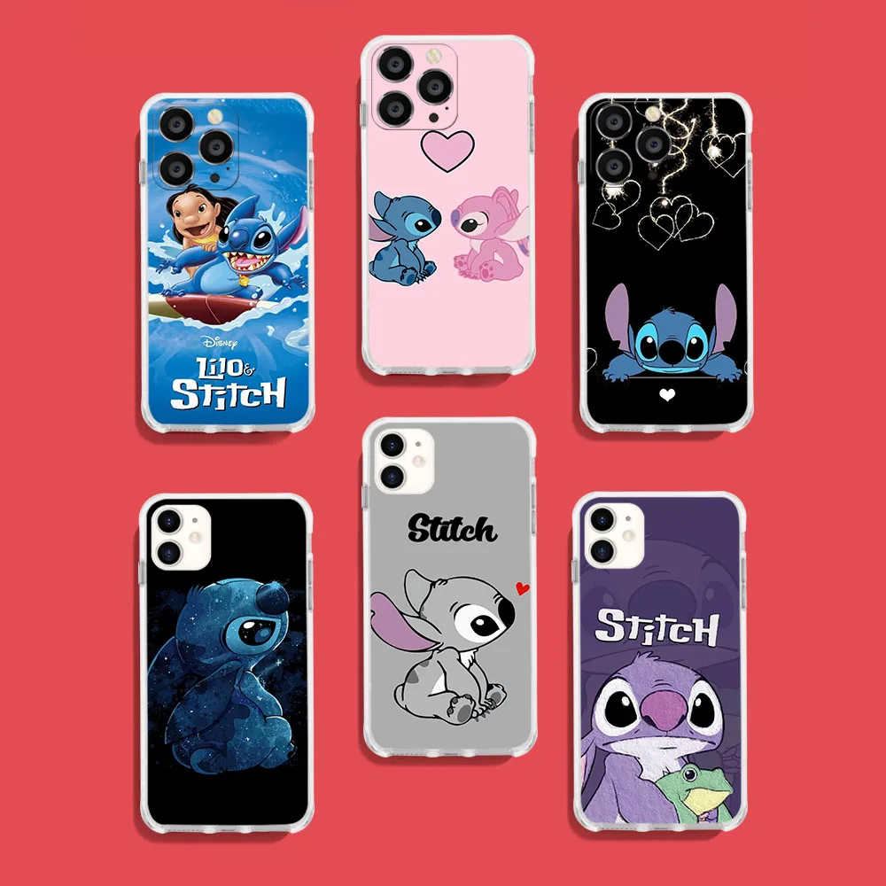 AK-18 Fondo Lilo Stitch Soft Case for Moto G5 G5s G6 E5 G7 G8 G9 Plus Play Power