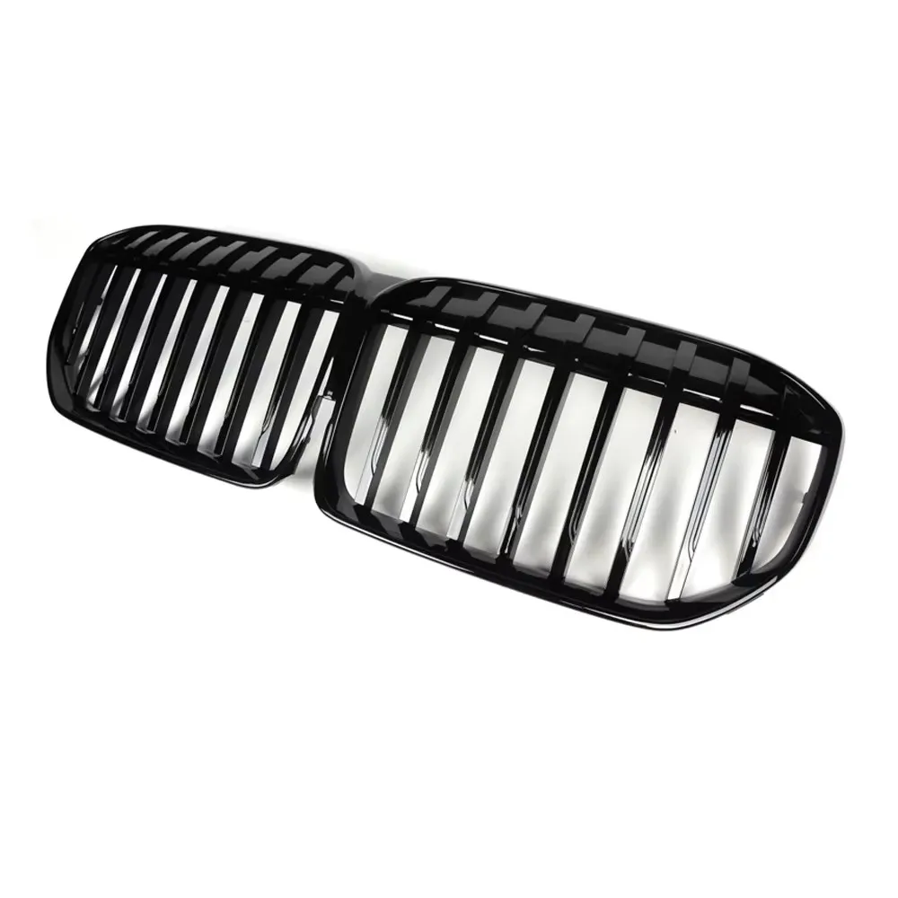 

Kidney Grille Glossy Black ABS M Style Color Plastic Front Bumper Auto Decor Grill