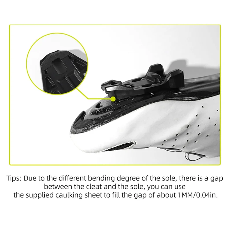 ABKV-バイククリートセット滑り止めバイククリートセルフロックペダルバイクペダルロッククリップエクスプレッソXpro Lclicペダル用