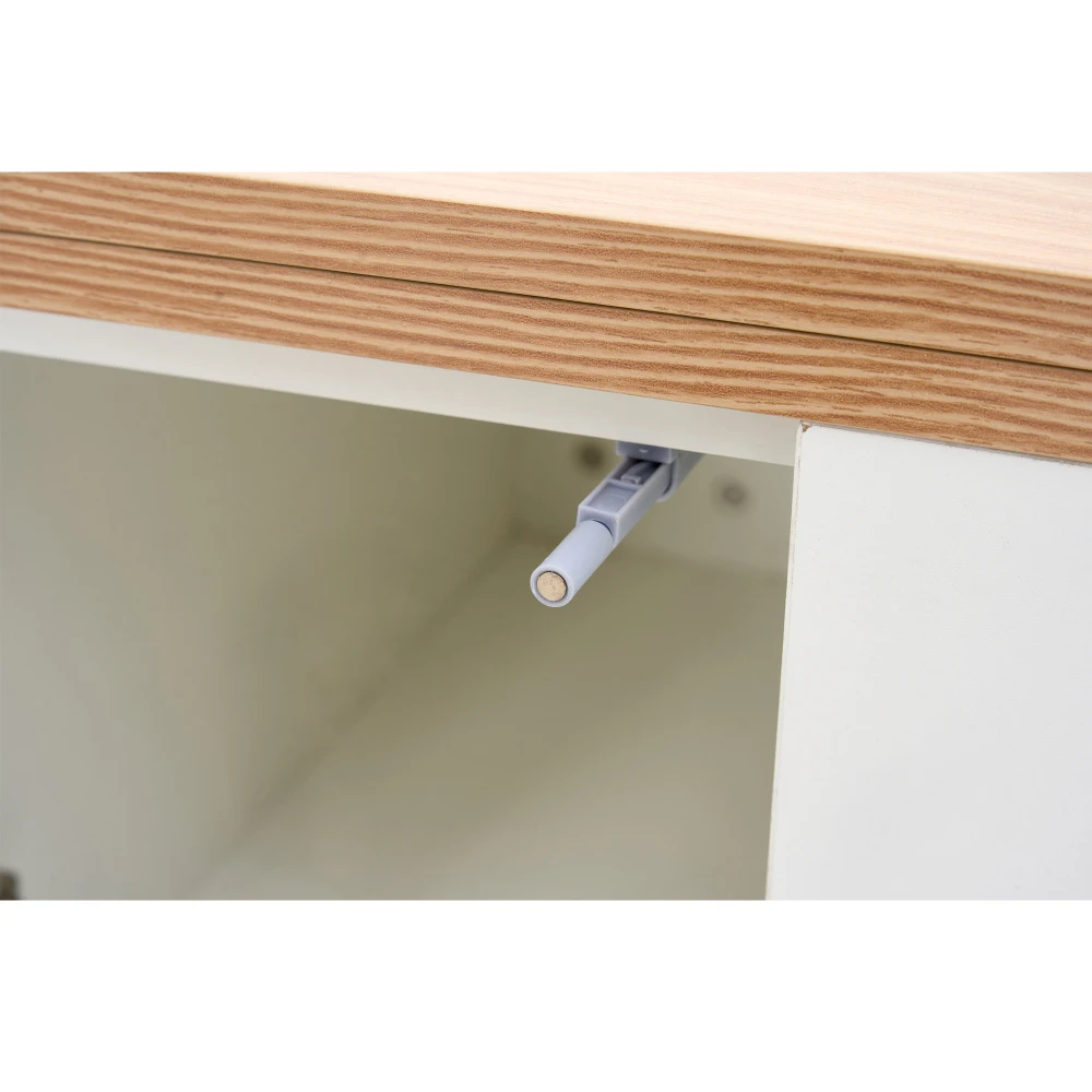 Moderner Couch-Couchtisch mit Dual-Lift-Mechanismus, versteckter Stauraum, Tragfähigkeit bis zu 50 kg, ideal für kleine Räume – Detail 30