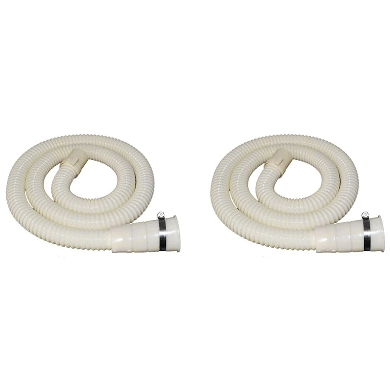 Washing Machine Drain Hose 4-Piece Set, Drainage Pipe Extension Kit Fit All Drain Hose ,With 2 Hose Clamp,1 Meter