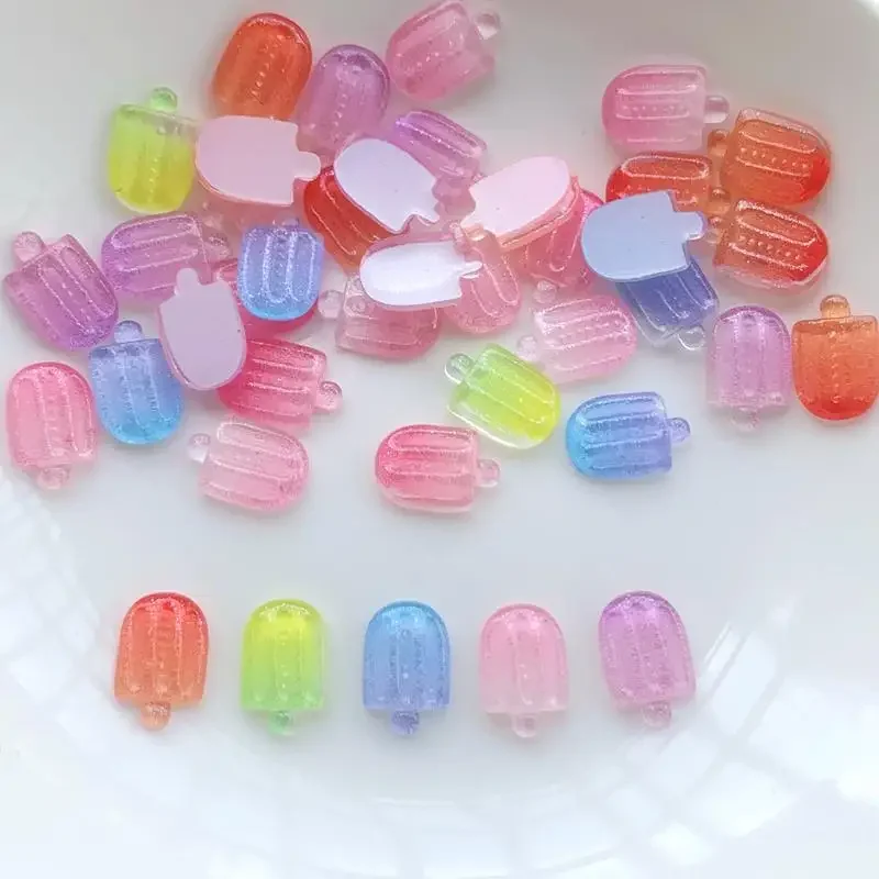 

50 шт./лот, милое мороженое, маникюрное украшение, бриллиант, сделай сам, декоративный материал, аксессуары для украшения, стразы для ногтей