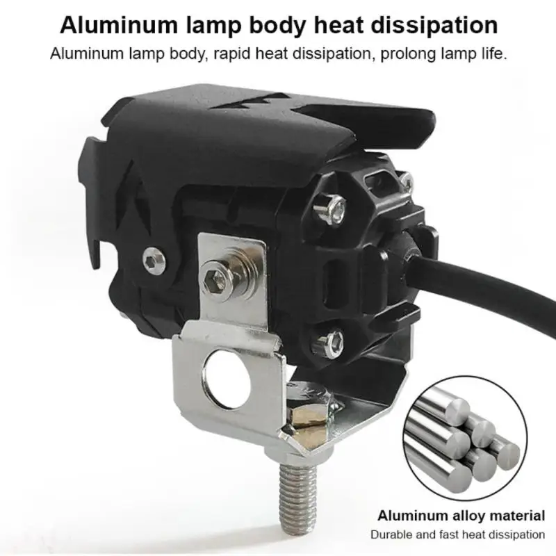 

Мотоциклетные фары 14 Вт, фары, фонарь, дополнительная Рабочая лампа, фонарь с ближним/дальним светом, Универсальные Передние противотуманные фары для мотоцикла