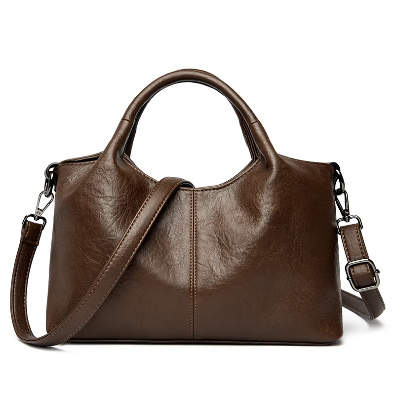 

Fashion Lady Crossbody Bag Luxury Genuine Leather Trend Women Shoulder Bags High Quality Vintage Large Capacity Handbag Bolsos