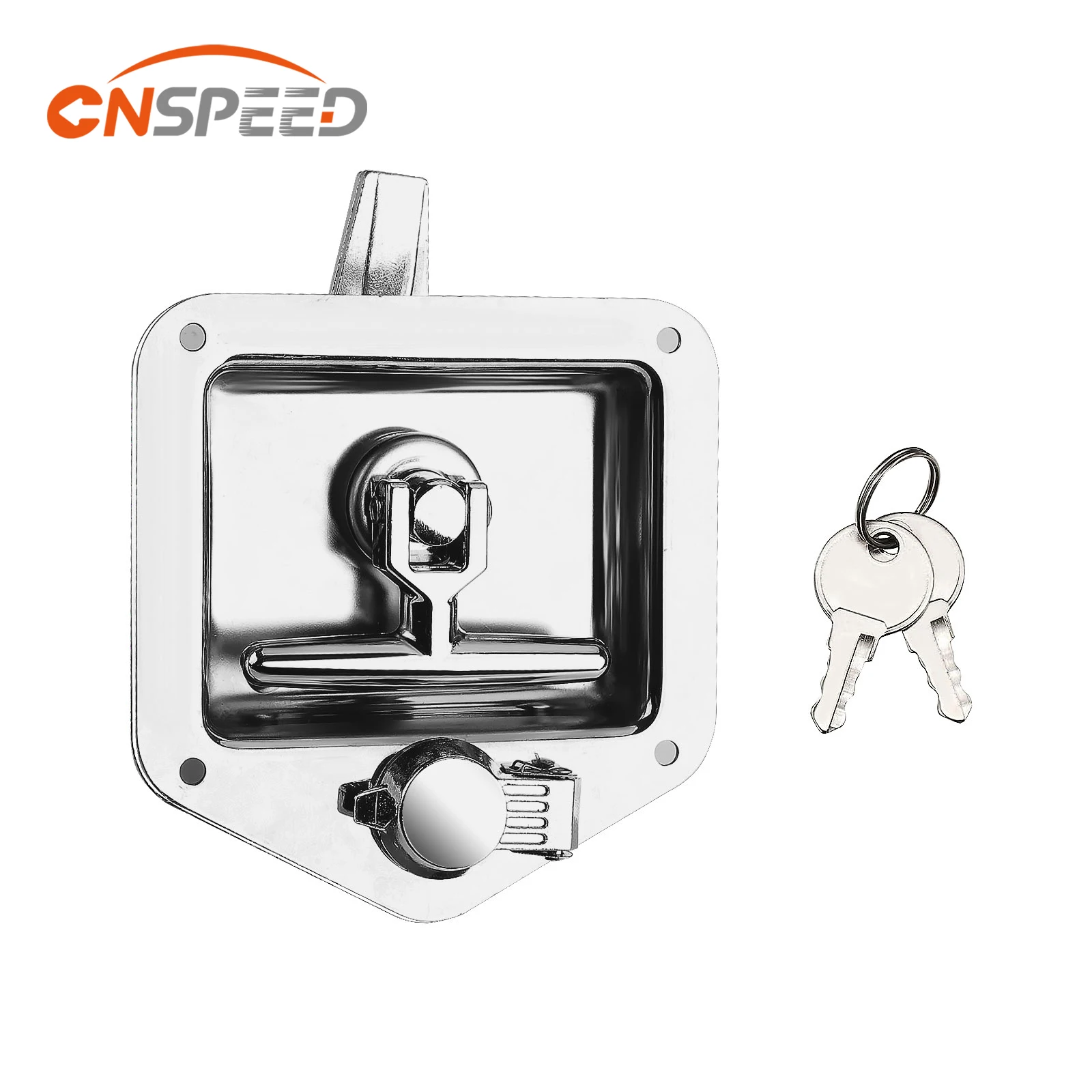 

Замок-защелка из нержавеющей стали для ящика для инструментов, двери, с 2 ключами, для лодок, автодомов, кемперов, панелей, аксессуаров для караванов, 1 шт.