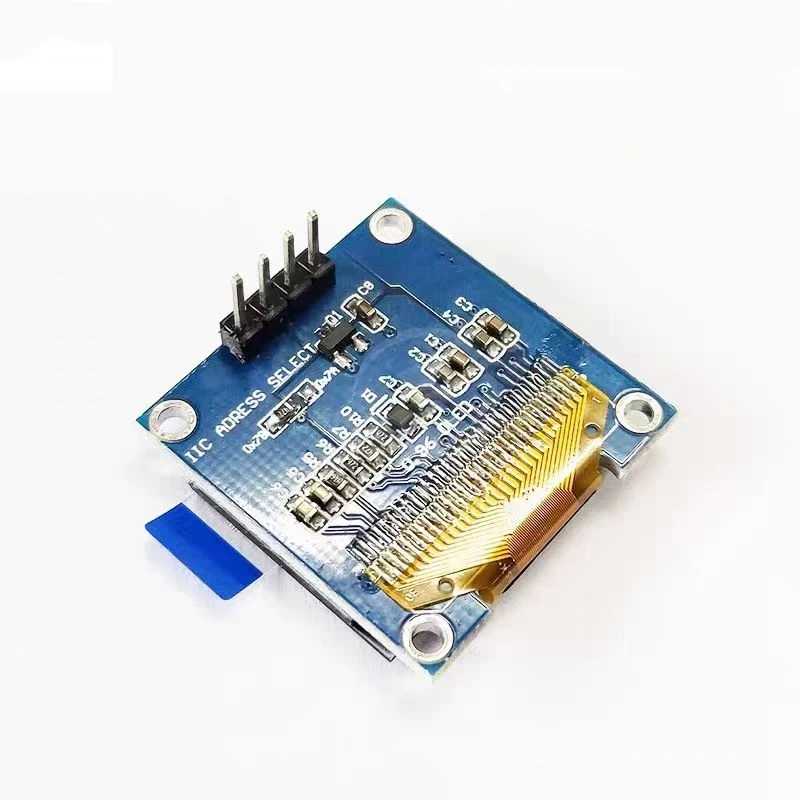 0.96-inch blue white yellow blue dual color IIC communication small OLED display module 51 microcontroller