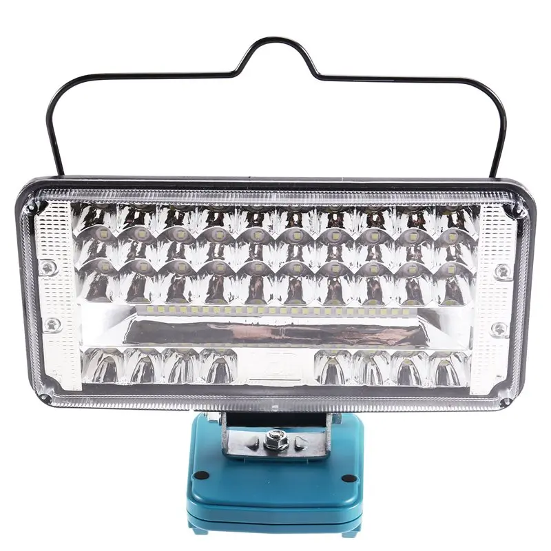 

ABMF-Portable 7 Inch LED Floodlight For 18V Lithium Batteries Dual Lighting Modes Emergency Light PD18W Fast Charging