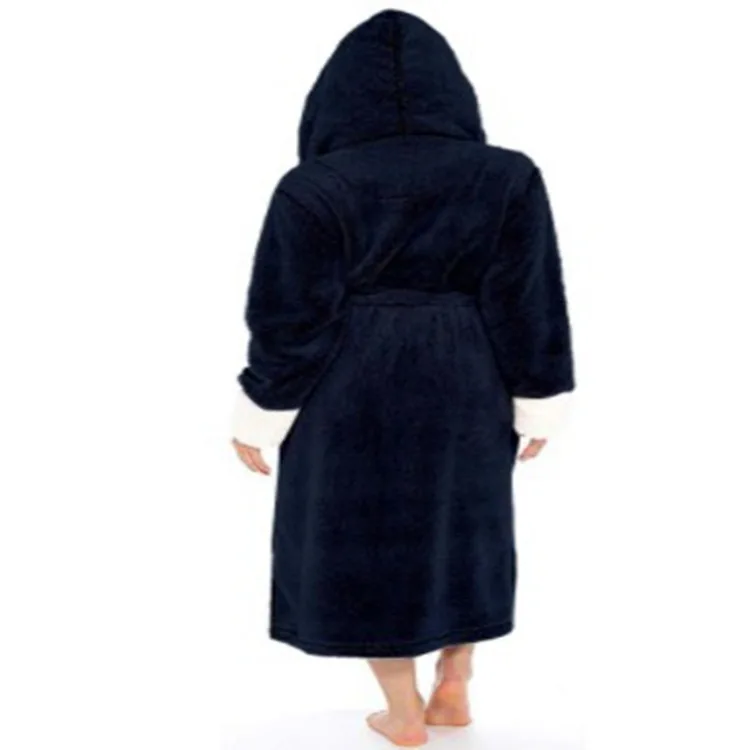 ชุดคลุมอาบน้ำผู้หญิงแฟชั่นลำลองแบบยาวพร้อมเข็มขัด รุ่นใหม่ ปี 2026