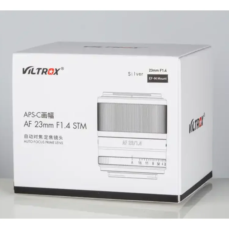 Obiettivo Viltrox 23mm F1.4 STM EF-M con messa a fuoco automatica APS-C Prime per fotocamere Canon EOS M