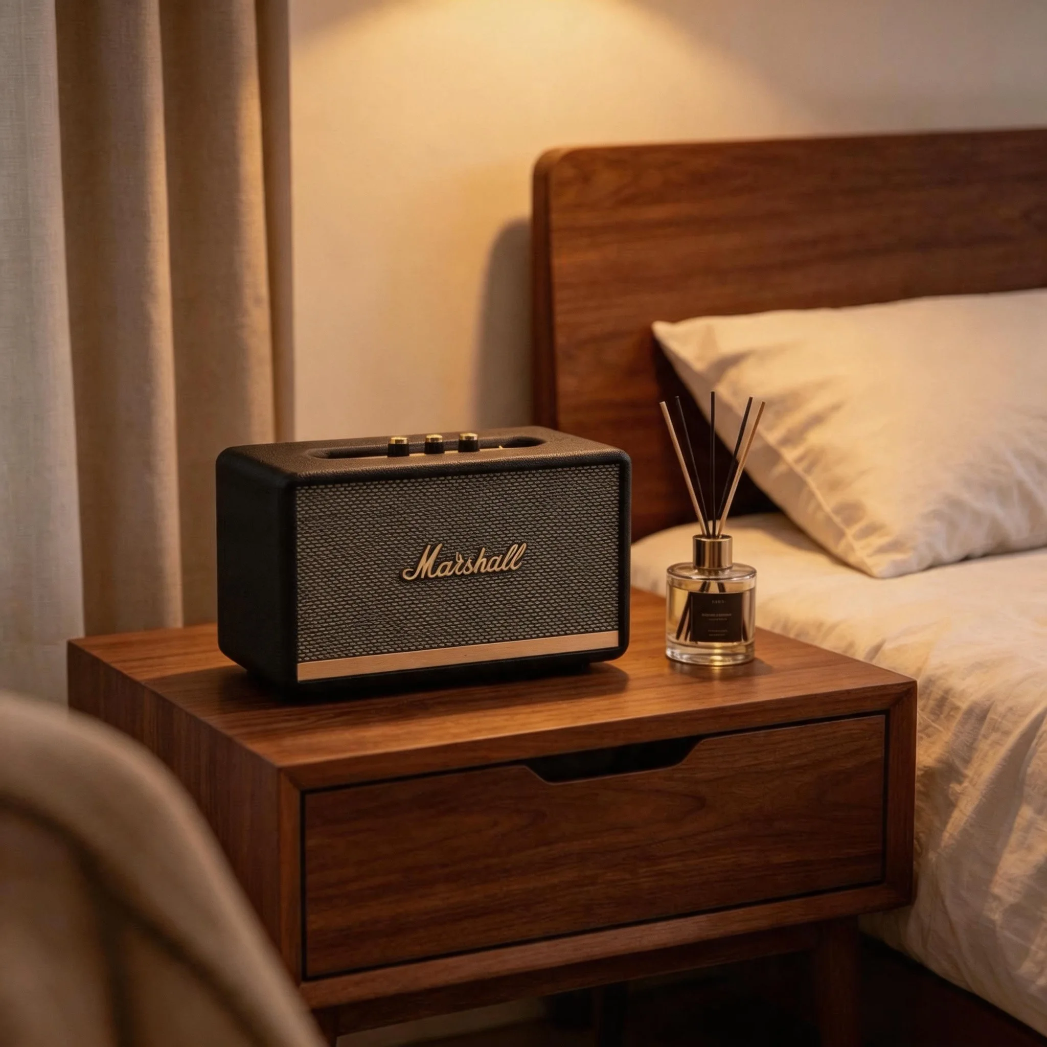 Retro Marshall Style Bluetooth Speaker Portable Wireless Stereo Subwoofer Independent Treble Bass Knob Home Desktop Outdoor