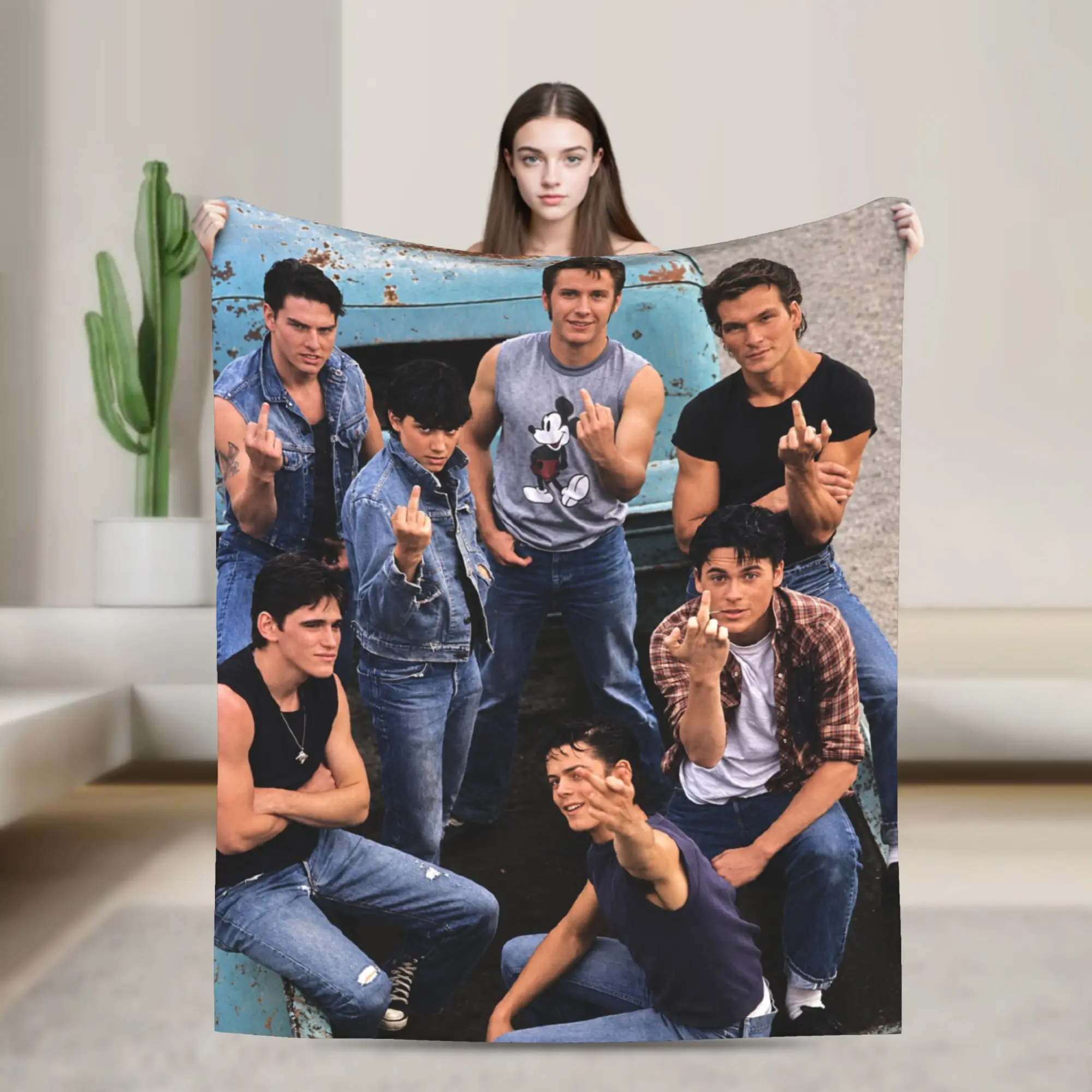The Outsiders Movie Blanket  Warm Comfortable Plush Throw Blanket For Girls Boys Home Decor Flannel Bedspread Bed Cover