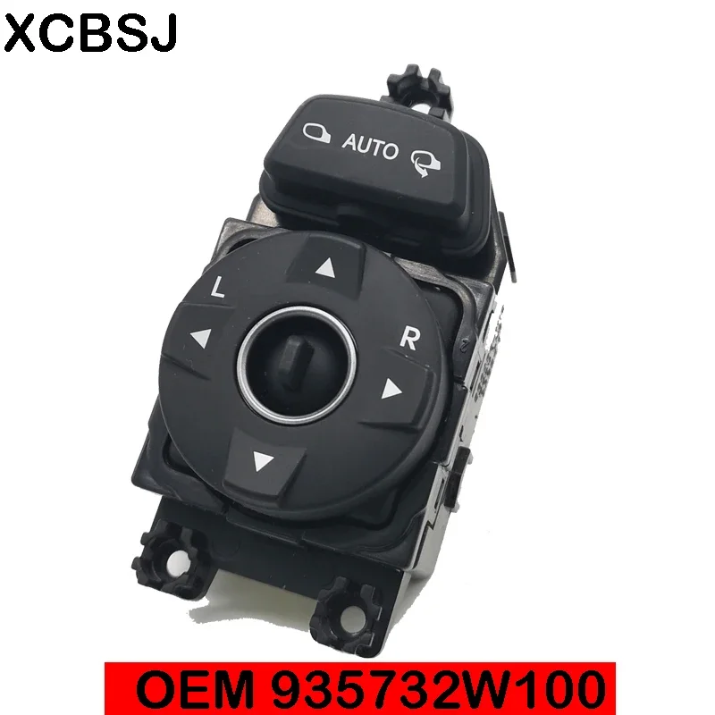 

2PCS Electric mirror folding switch rear view lens adjustment button switch Assembly For Hyundai Santa Fe13-16 OEM 935732W100