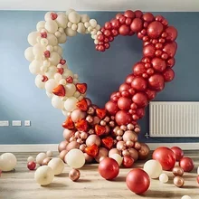 

1 комплект, 160*150 см, рамка для арки воздушных шаров в форме сердца с искусственными цветами, искусственными цветами, искусственными цветами для свадьбы, юбилея своими руками