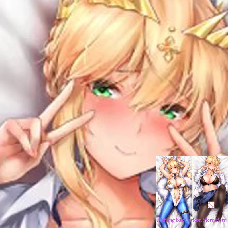 

Dakimakura Anime Pillow Cover Fate GrandOrder lancer Sided Print Life-size Body Decoration