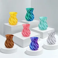 Silk Shiny Blue Purple and Yellow 3D Printer Filament, Comgrow 3D Printing Materials Silk PLA 1.75mm,+/-0.02mm 5