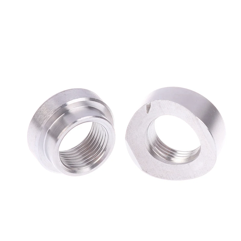 Sauerstoffs ensor Edelstähle Spund mutter Stufenmontage-Kappe Kit Stecker mutter Stecker Breitband mutter Fitting Schweiß krümmer m18x1, 5