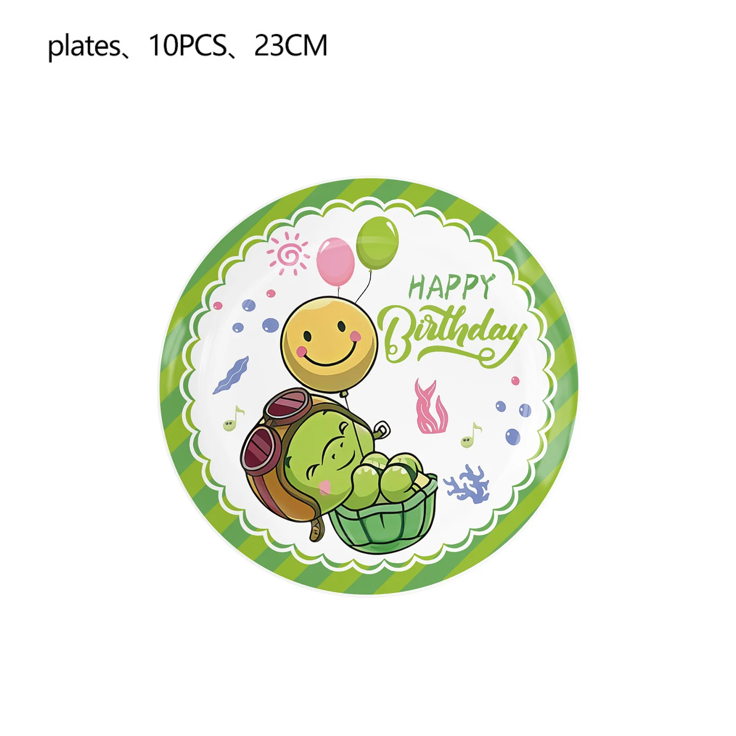 Cute Turtle Party Decorations, Party Supplies, Happy Birthday Banner, Baby Tableware, Balloons, Boys, Girls