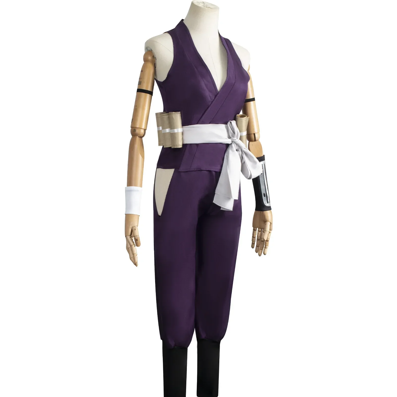 أزياء أنيمي Jigokuraku Yuzuriha التأثيرية، أزياء Hells Paradise التأثيرية Perruque، أزياء KunopiercOutfit، Fox Sumire Purple U