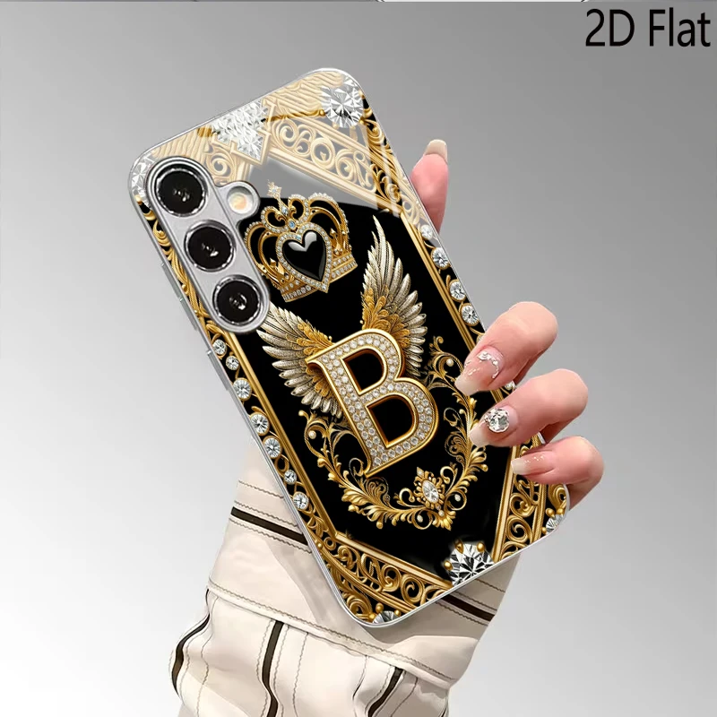Golden Crown and Wings for Samsung Galaxy S26 S25 S24 S23 S22 S21 S20 Ultra PLUS FE A Series A55 A54 A34 A33 A15 14 13 A24 25 NO view 3
