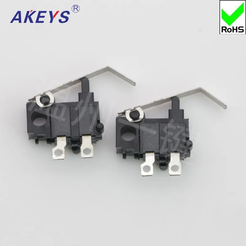 10 pcs Fretting Limit Switch Game Switch Reset Fretting Detection Key with Hole KFC-W-17