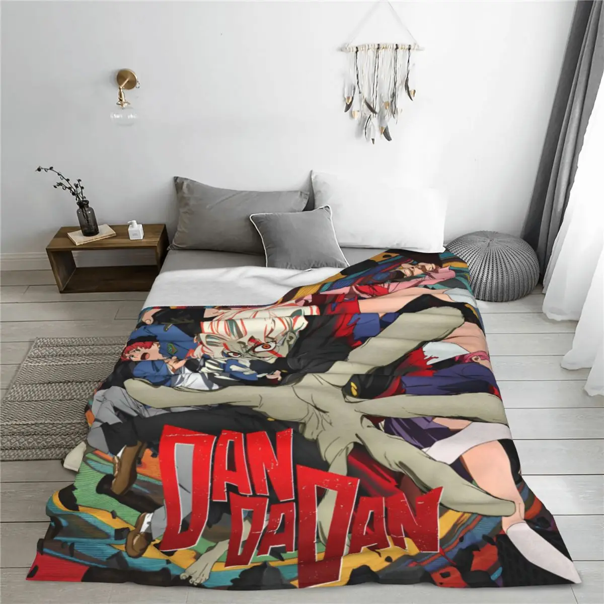 Dandadan Momo Ayase Flannel Blanket Anime Customized Throw Blankets for Home 125*100cm Plush Thin Quilt