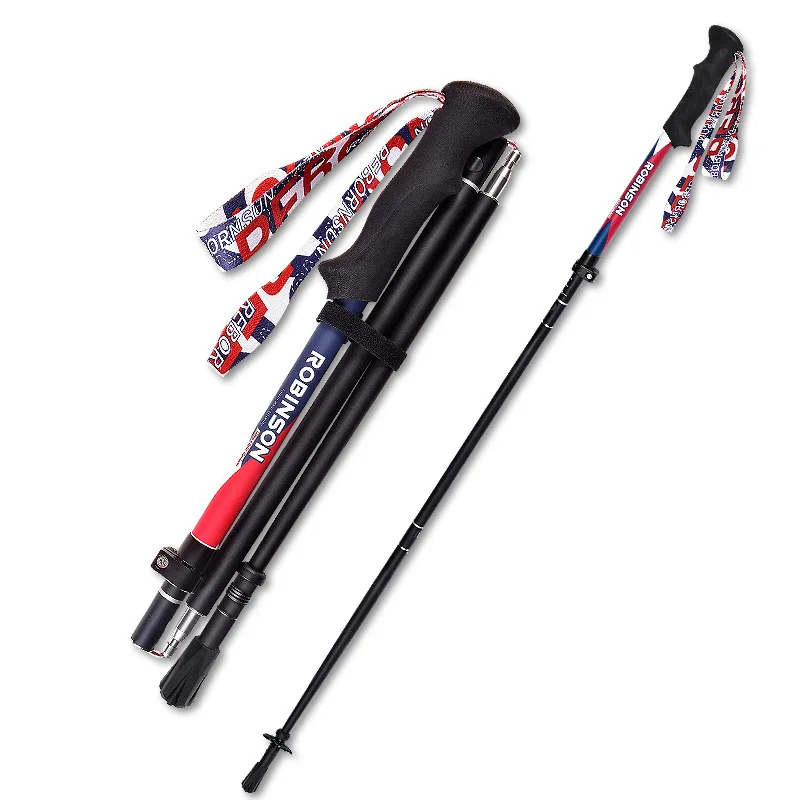 

Carbon trekking pole ultra-light telescopic ultra-short automatic folding portable