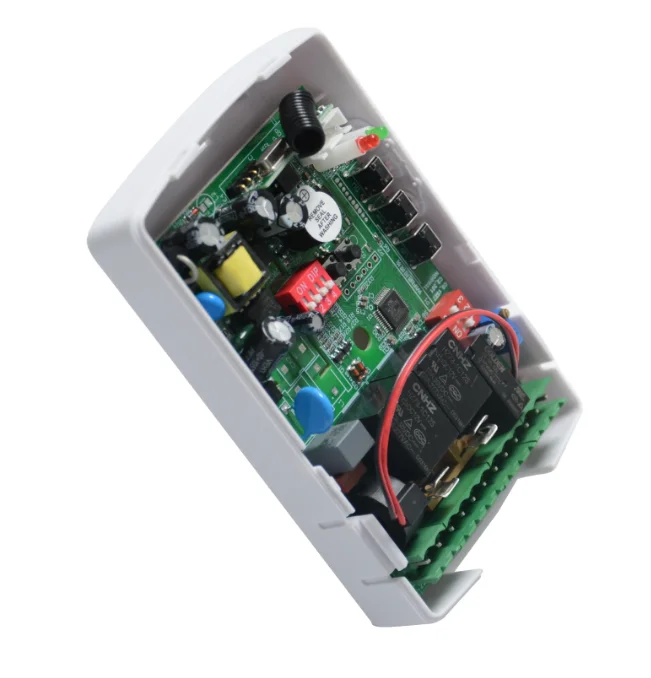 110V 220V Control Board For Motor Garage Door Roller Shutter Auto Gate 433mhz Control Panel With Remote Transmitter