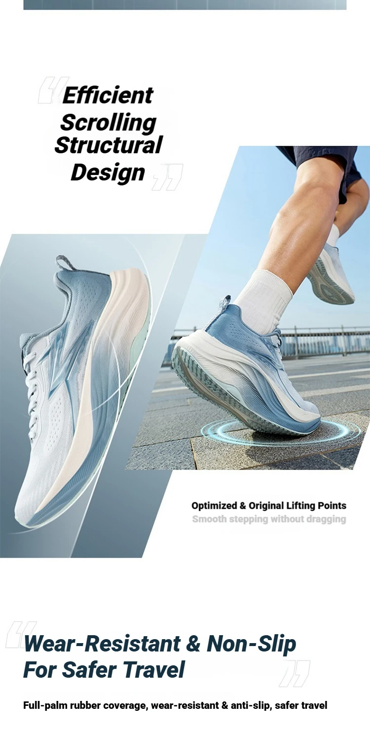 361 Degrees O2 Laufschuhe für Damen, atmungsaktiv, stabil, griffig, langlebig, Marathon-Sneaker für Herren, 672632223 – Detail 13