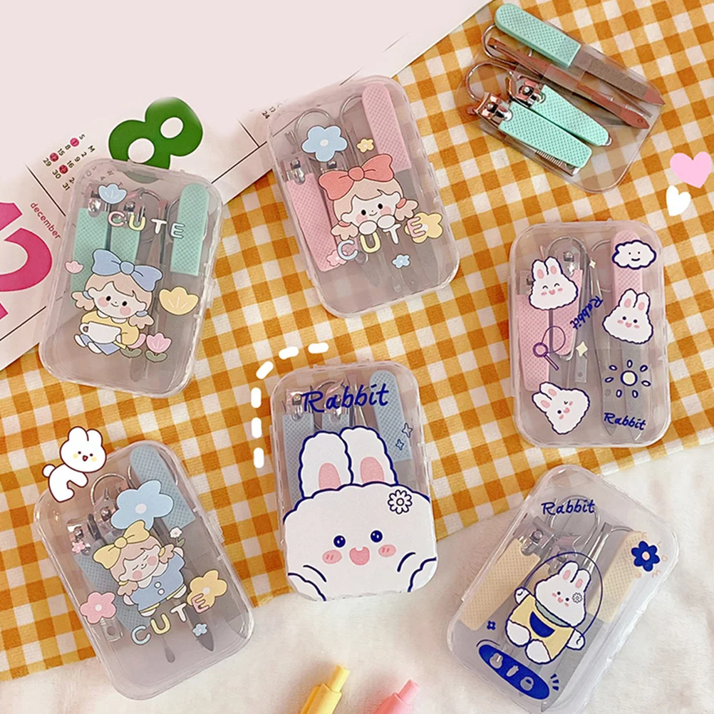 

Professional Manicure Set Pedicure Grooming Kit Stainless Steel Toenail Clippers Small Girl Nail Clipper Elegant Design Durable