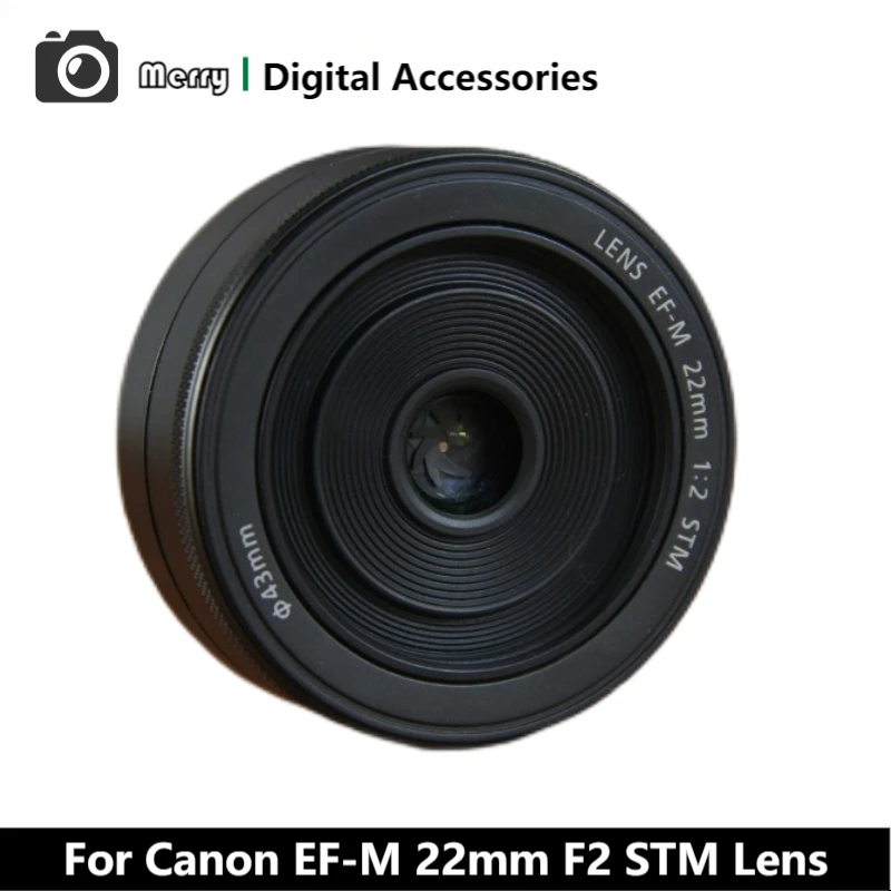 Original EF-M 22mm f/2 STM Lens For Canon M3 M5 M6 M6 II M50 M50 Mark II M100 M200 camera