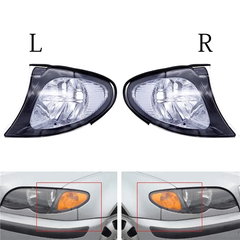 

Housing Turn Signal Lamp Cover For BMW 3 series E46 4DR 318i 320i 325i 330i 2002-2005 Car LED Corner Marker Parking Light