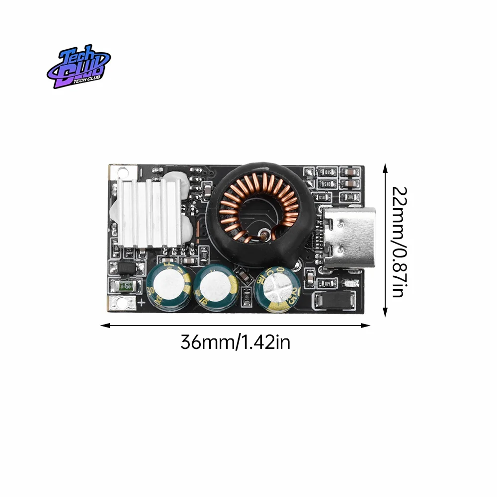 DIY Fast Charger DC 5-32V 24W Step-down Module for Emergency Charging of Mobile Phone for QC3.0 Apple Huawei MTK Samsung