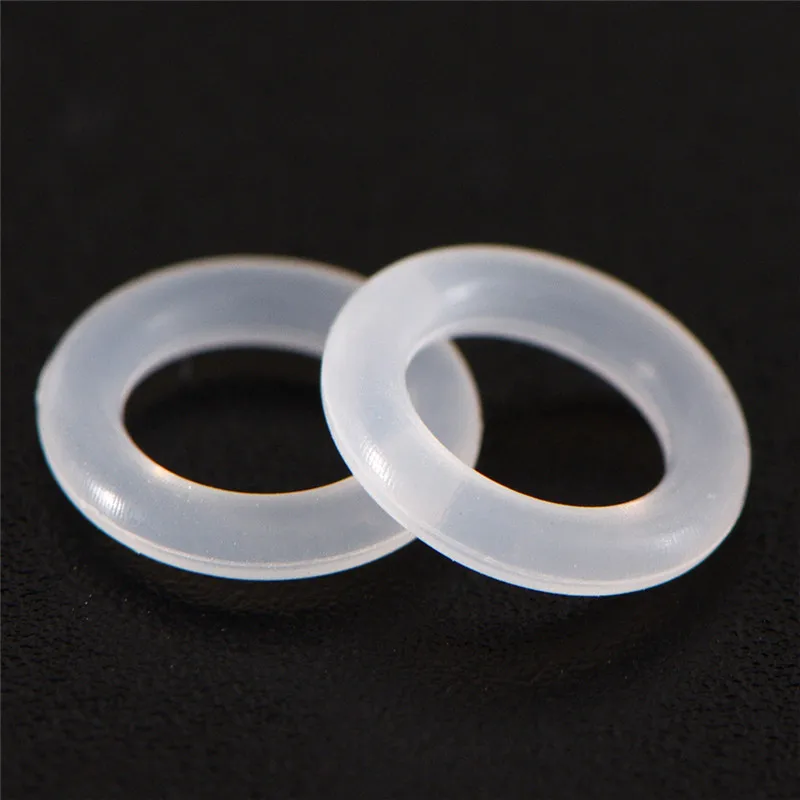 Ammortizzatori per interruttori O-Ring in gomma siliconica bianca da 120 pezzi bianchi per accessori per serrande per tastiera Cherry MX