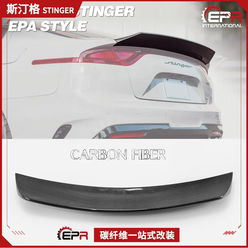 

Suitable for KIA Kia Stinger K8 modification, carbon fiber tail EPA rear spoiler
