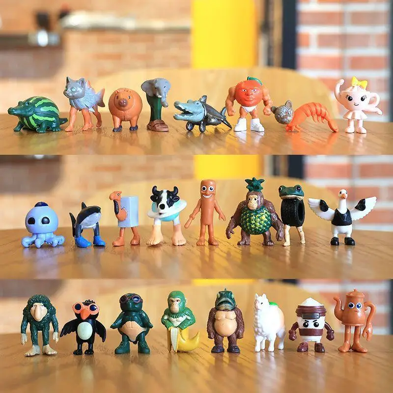 Italiano Shan Hai Jing Creature mitiche Scatole cieche Regalo di Halloween Tung Tung Sahur Tralalelo Tralala Dancing Doll Action Figure