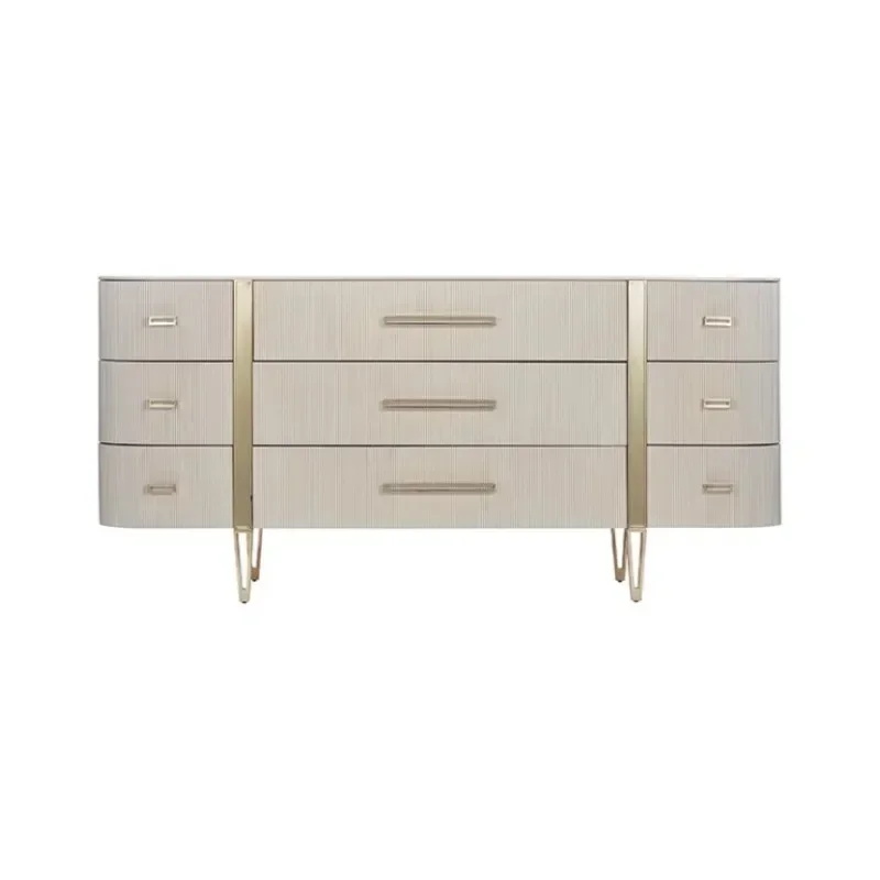American Nordic modern simple storage bedroom bedside table living room light luxury decoration entrance cabinet