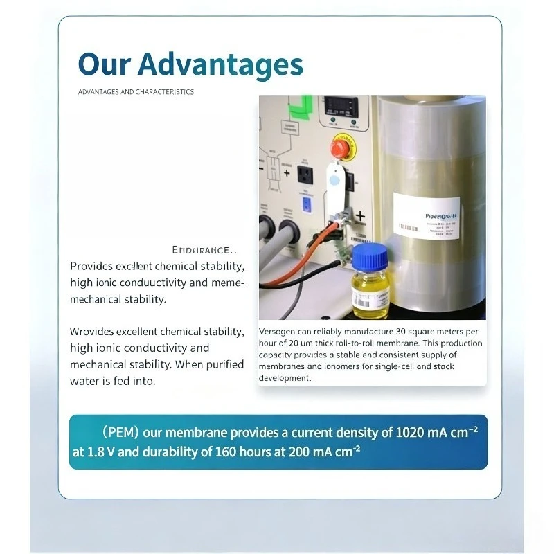 Anion Exchange Membrane A15R‑HCO3 15μm For CO2 Reduction Water Electrolysis Fuel Cell