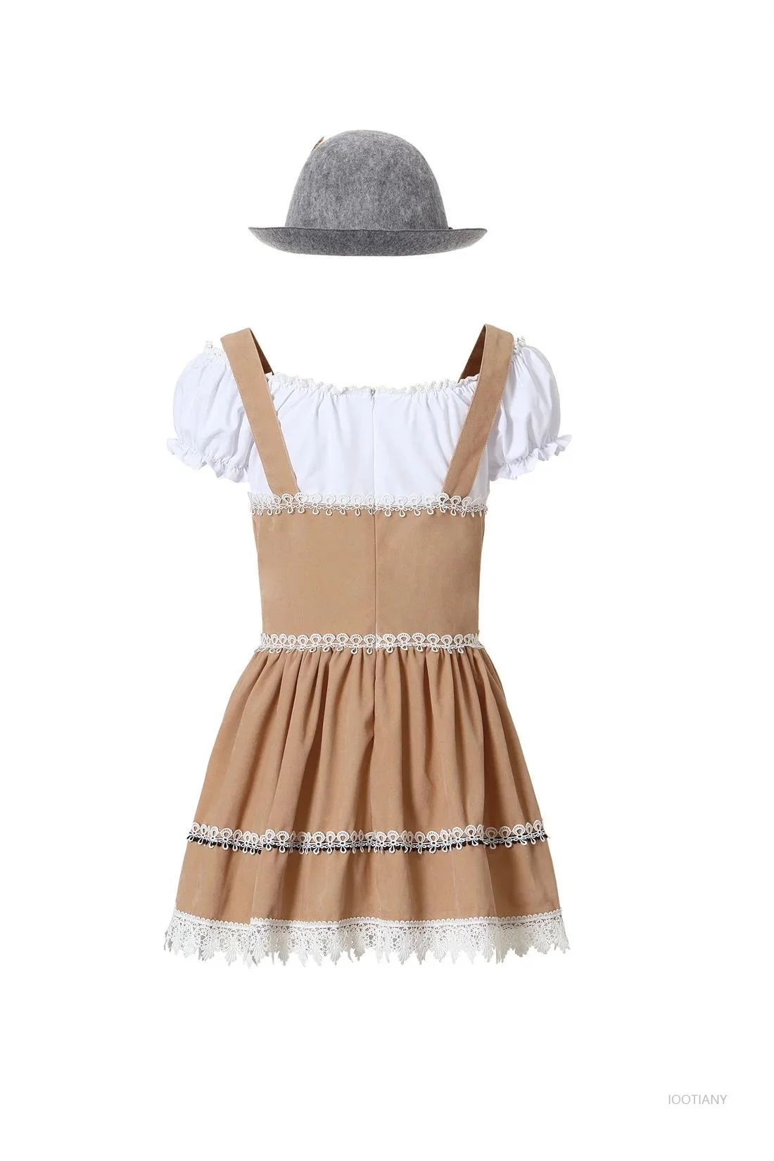 Halloween Carnival Brand New German Munich Oktoberfest Bavaria Traditional Beer Maid Dress Party Pub Waitress Cosplay