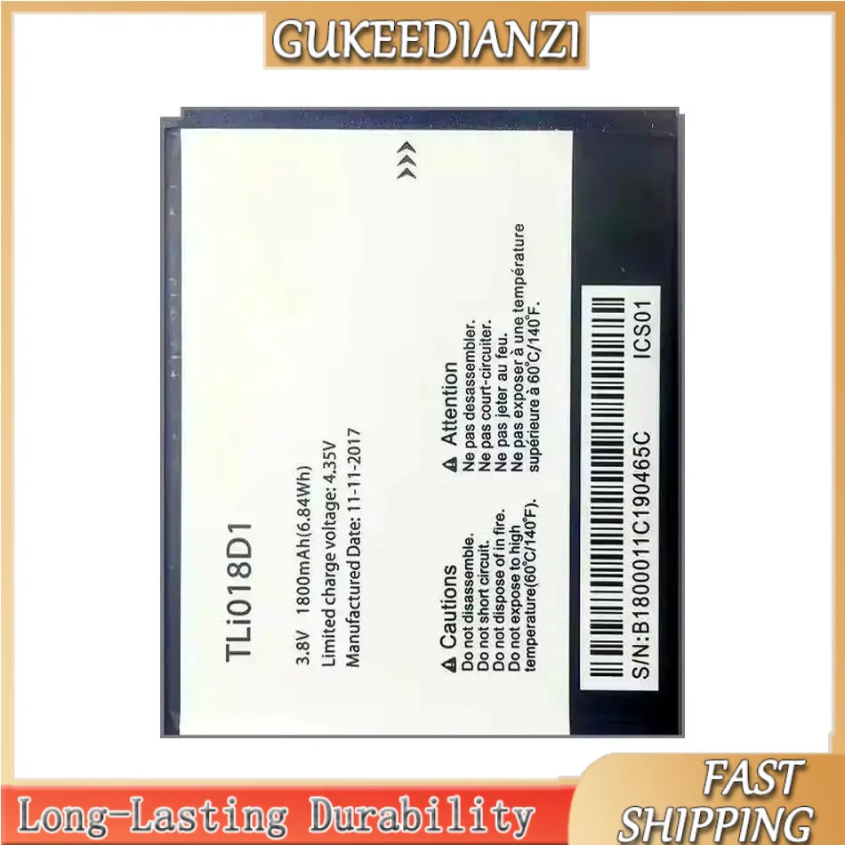 

Аккумулятор мобильного телефона TLI018D1 1800 мАч для Alcatel One Touch Pop D5 Dual 5038x OT5038X Pop 3 5015D OT 5016