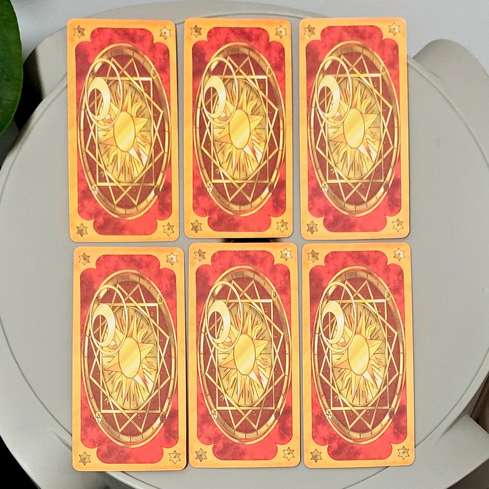 56 Pcs Anime Cards for Cosplay and Display 11*5.5cm Magical Cardcaptor Sakura Clow Card Deck