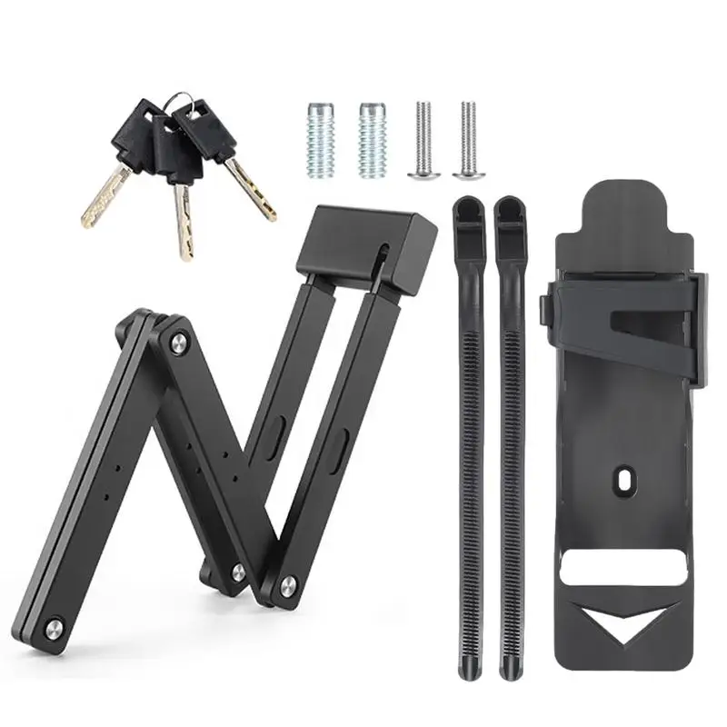 

Anti Theft Lock For Bike Metal Anti Theft Bicycle Lock Portable Bicycle Supplies For Travel Daily Life Commuting Universal Bike